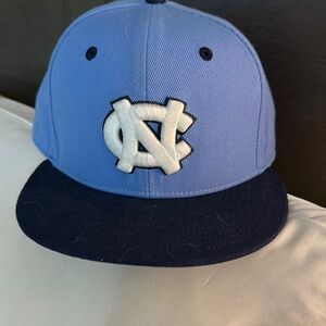NWOT Nike Blue fitted North Carolina hat